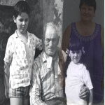 foto di famiglia italiana con presenza straniera di cura